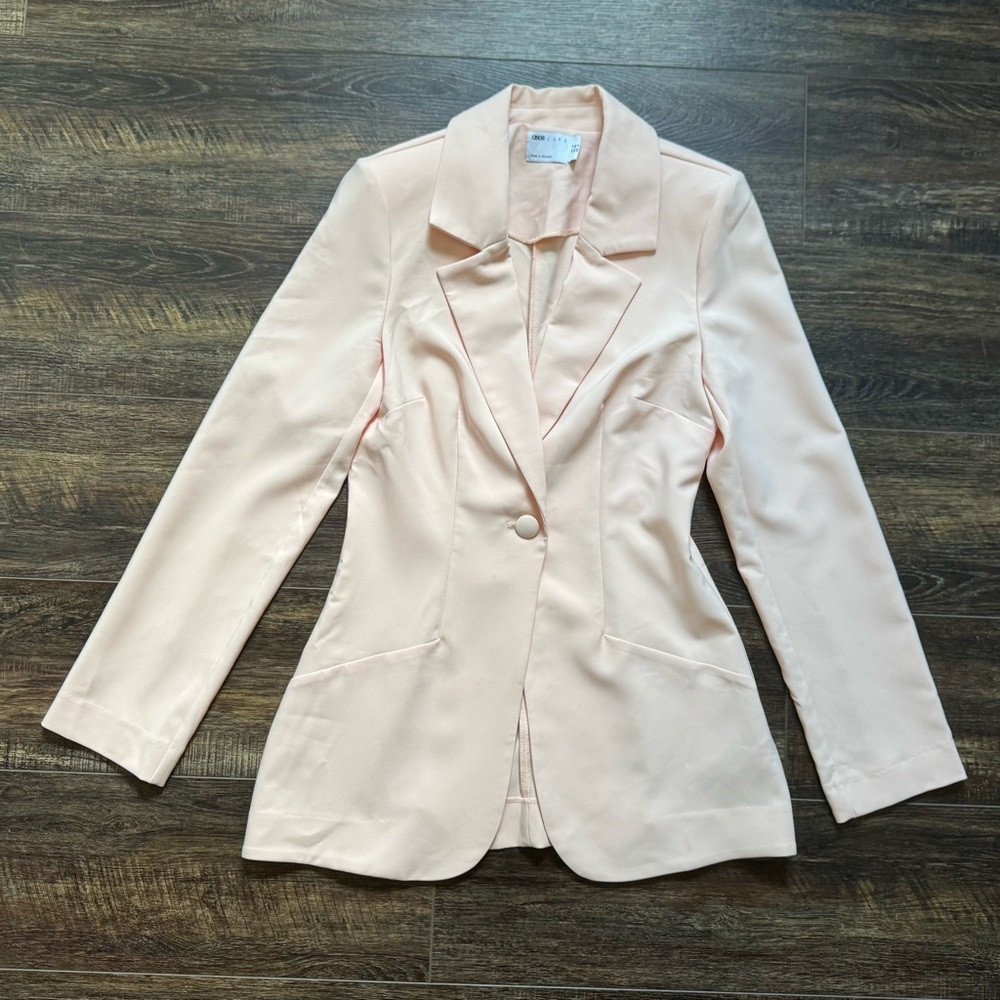 ASOS Baby Pink Blazer Jacket